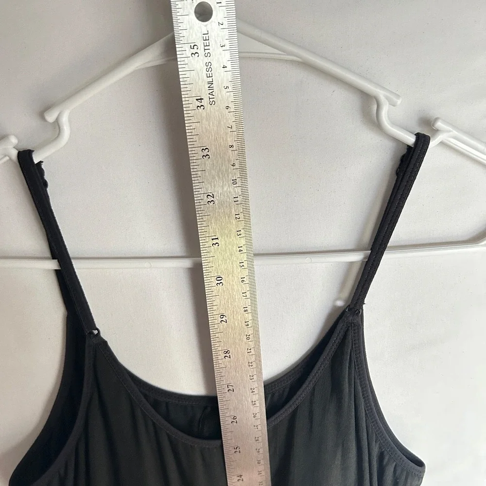VTG Victoria Secret Basic Slip Dress Stretchy Tank Minimalist Womens 34 S M Y2K